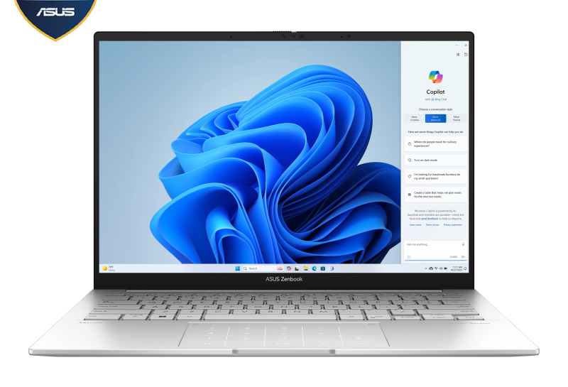 ASUS Zenbook 14 (UX3405) (U9-285H/32GB/1TB/Intel Arc Graphics/14″ WQXGA OLED)